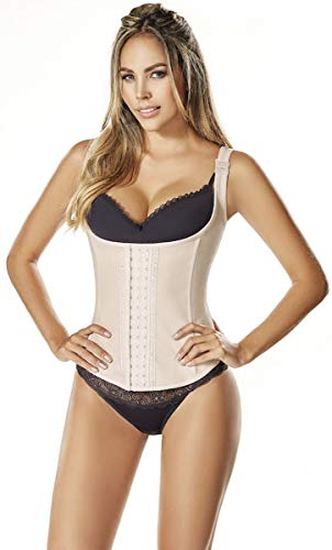 Premium Colombian Shapewear for Women - Tummy Control Waist Trainer Vest - Slimming Body Shaper for Postpartum & Everyday Wear - Comfortable & Breathable