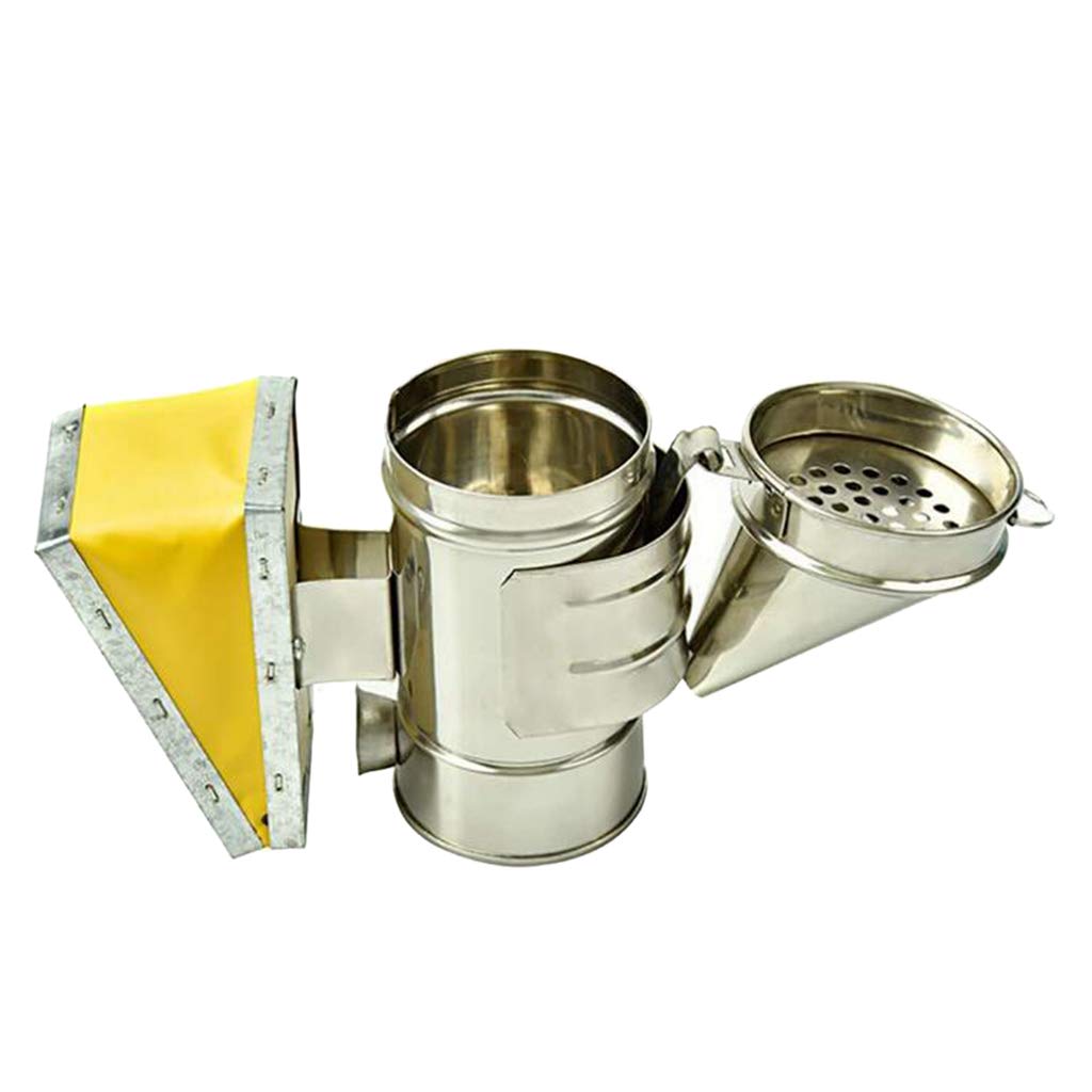 Professional Beekeeping Smoker Kit - Manual Beehive Smoker Maker with Transmitter - Essential Beekeeping Supplies for Hive Maintenance & Honey Harvesting | Perfect for Backyard Beekeepers & Apiary Professionals