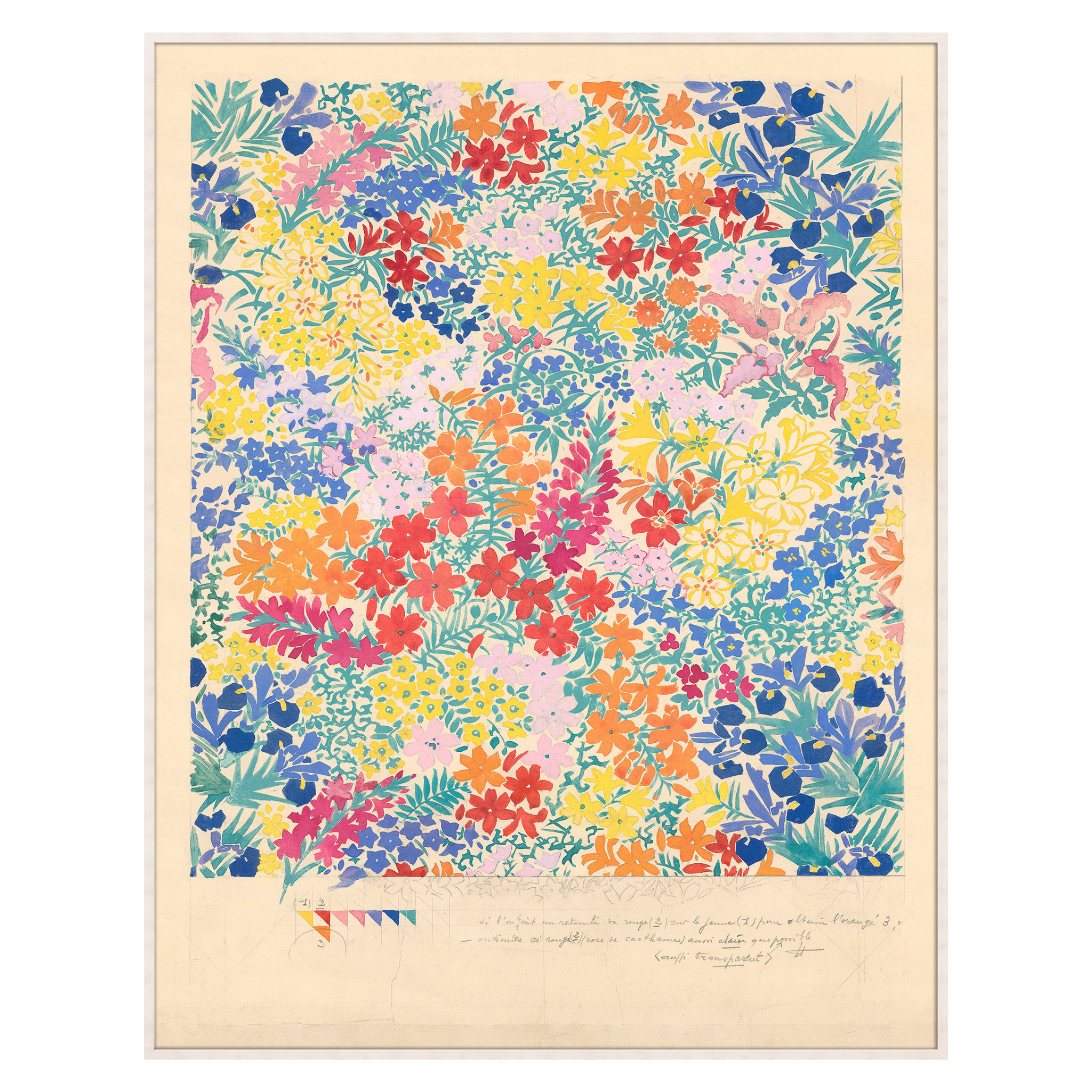 Bianchini Ferier Archive Summer Bloom Floral Fabric - Perfect for Upholstery, Dresses & Home Decor