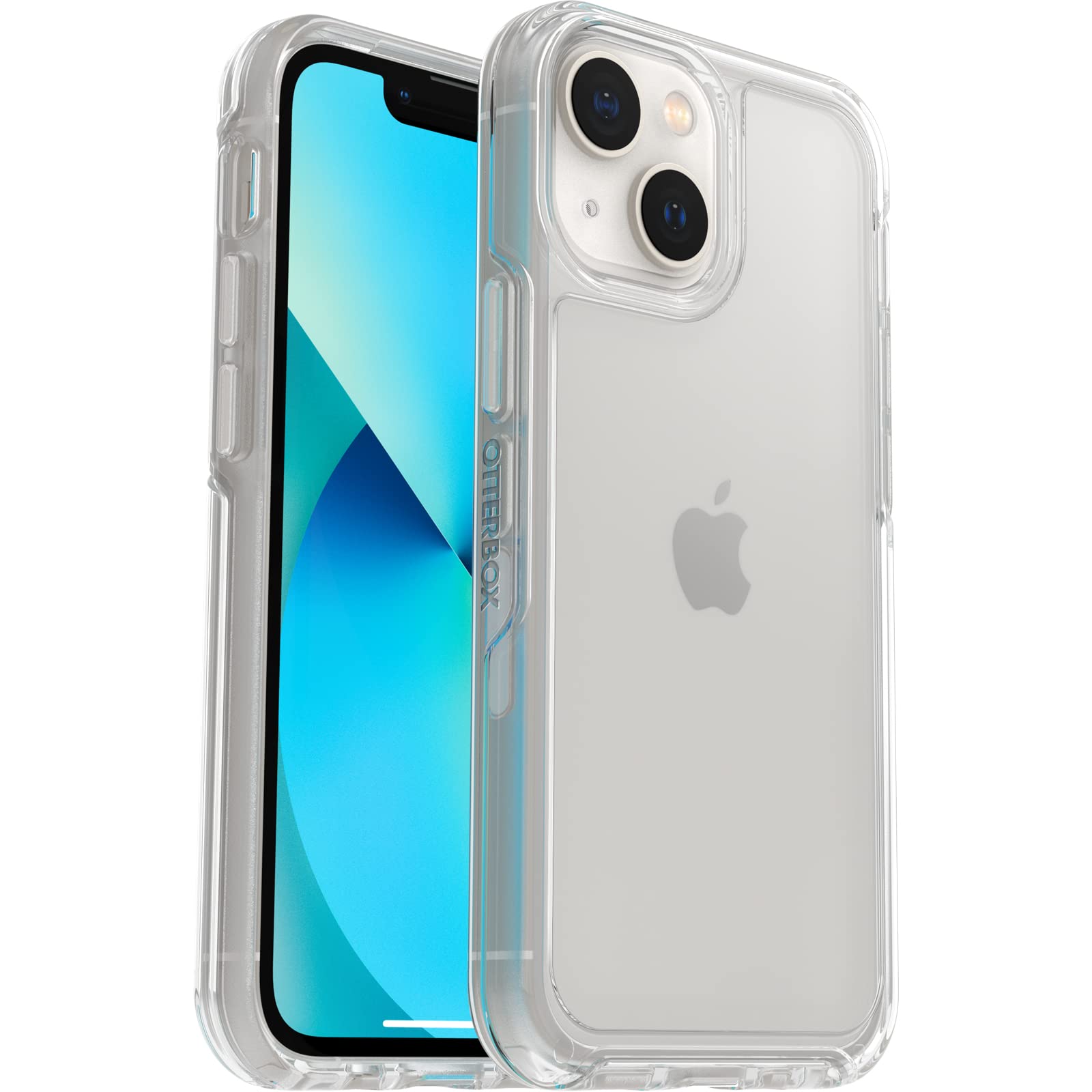 OtterBox Symmetry Series Clear Case for iPhone 13 mini & 12 mini - Slim Protective Cover with Wireless Charging Compatibility & Raised Edges for Screen/Camera Protection | Perfect for Business Use, Travel & Everyday Protection