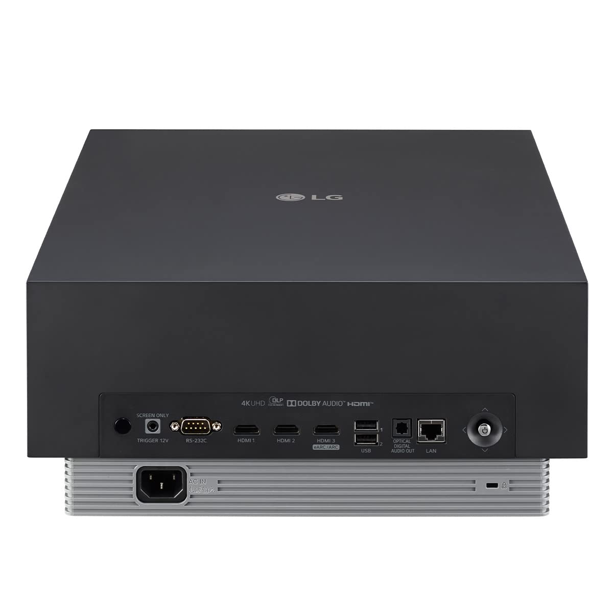 LG AU810PB 4K UHD Smart Dual Laser CineBeam Projector - Home Theater, Outdoor Movie Nights & Gaming Projector with HDR10 & Alexa Compatibility
