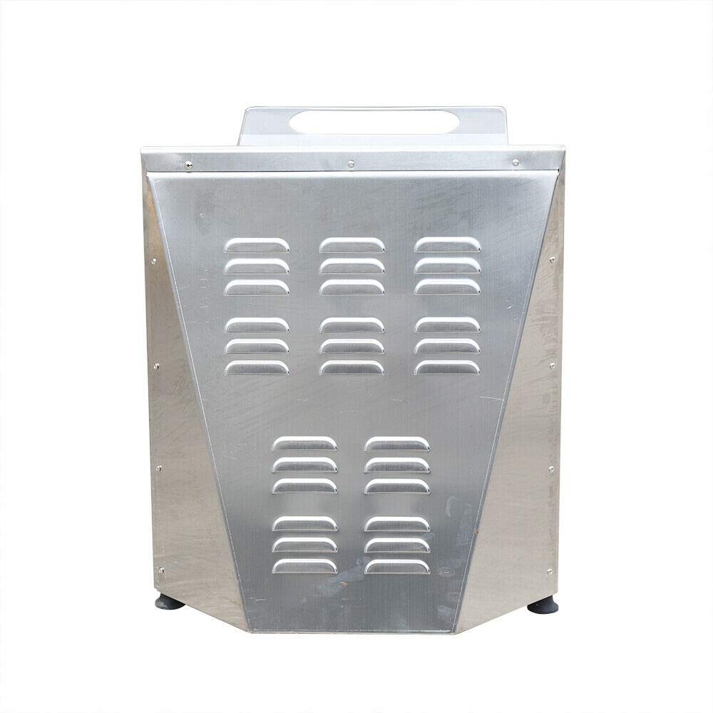 370W Commercial Electric Dough Sheeter Machine - 15 Inch Stainless Steel Pizza Dough Press & Roller for Pizzerias, Bakeries, and Restaurants | Perfect for Making Homemade Pizza, Pasta, and Pastry Dough