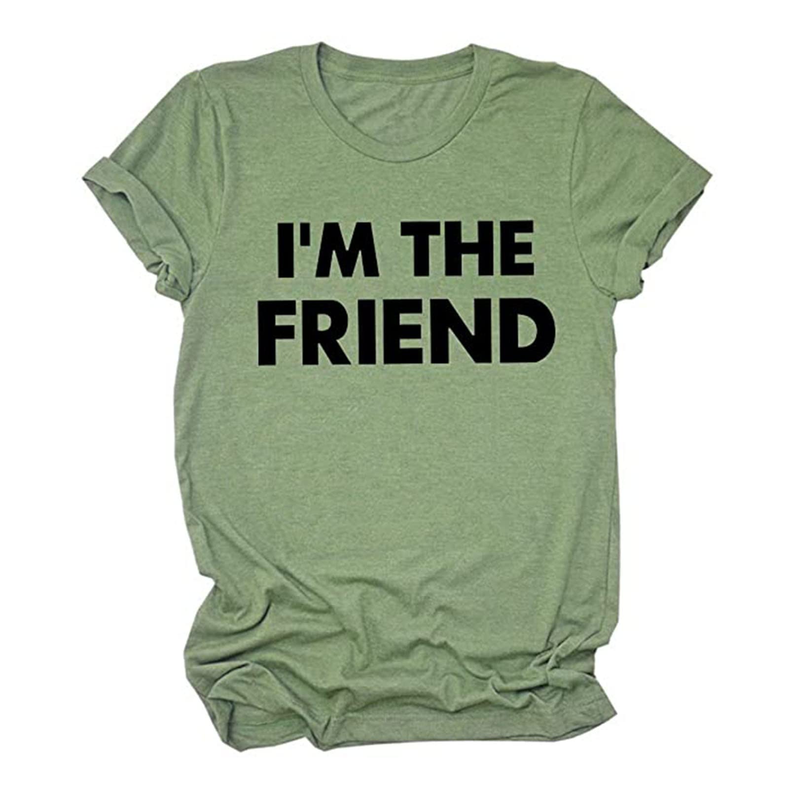 Funny Letter Print Women's Summer T-Shirts - Casual Crewneck Short Sleeve Blouses & Basic Tees | Perfect for Beach Outings, Weekend Hangouts & Summer Vacations