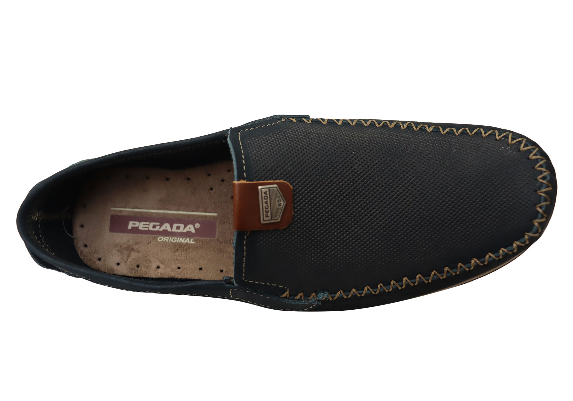 Oscar Men's Genuine Leather Loafers - Comfortable Slip-On Dress Shoes Handcrafted in Brazil - Perfect for Business Casual & Office Wear
