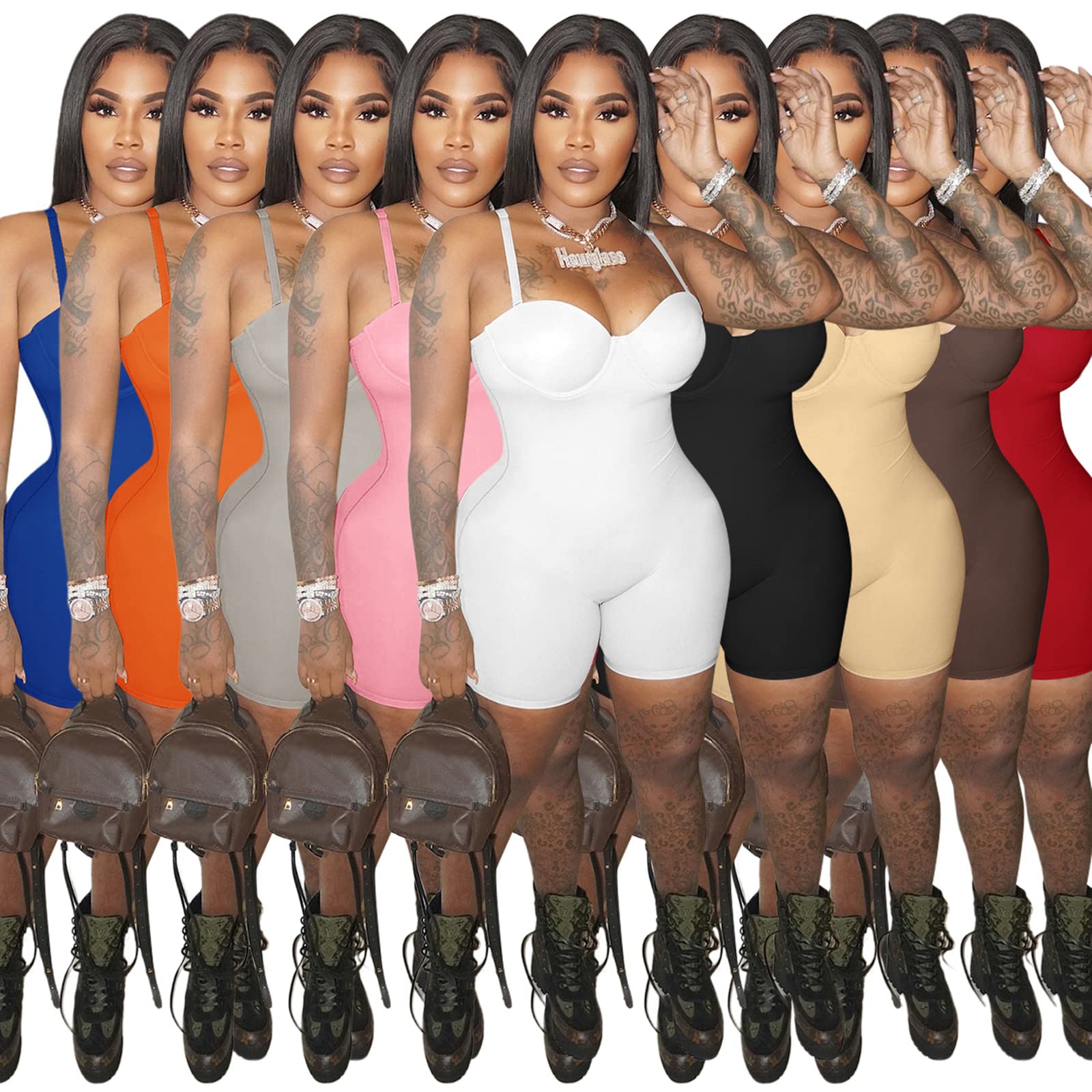 ThusFar One Piece Bathing Suit for Women - Sexy Bodycon Jumpsuit Swimsuit Coverup | Perfect for Pool Party, Beach Vacation & Night Club Outfits