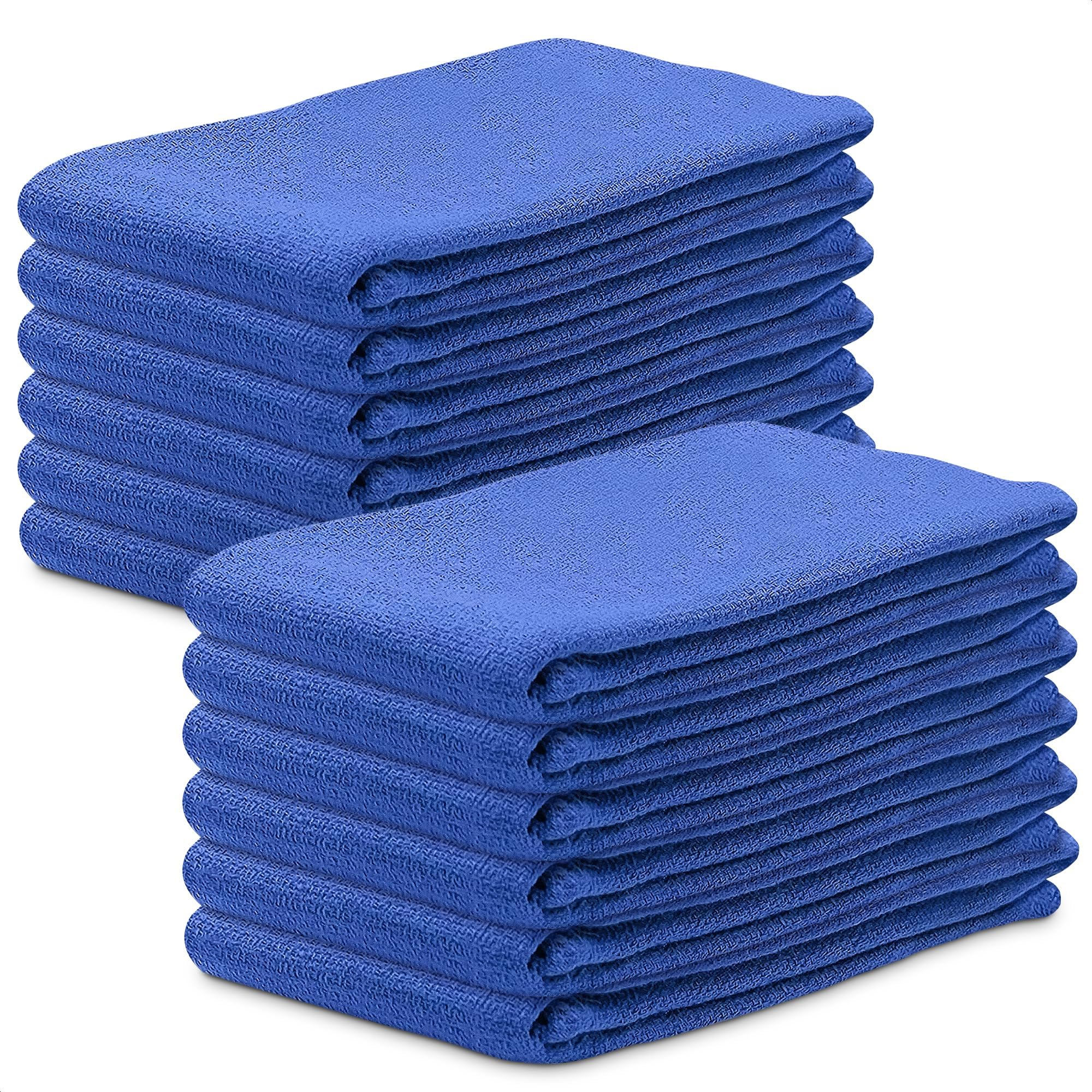 12-Pack Premium Cotton Cleaning Rags (24