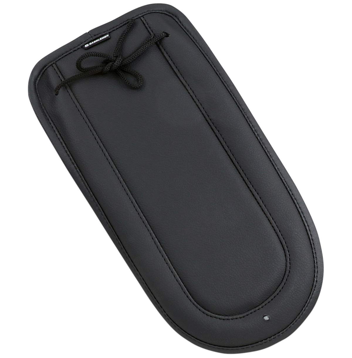 Saddlemen T8100-71-P Black Smooth Solo Seat for Harley Davidson Motorcycles - Comfortable Replacement Fender Chap Seat for Cruiser & Touring Bikes