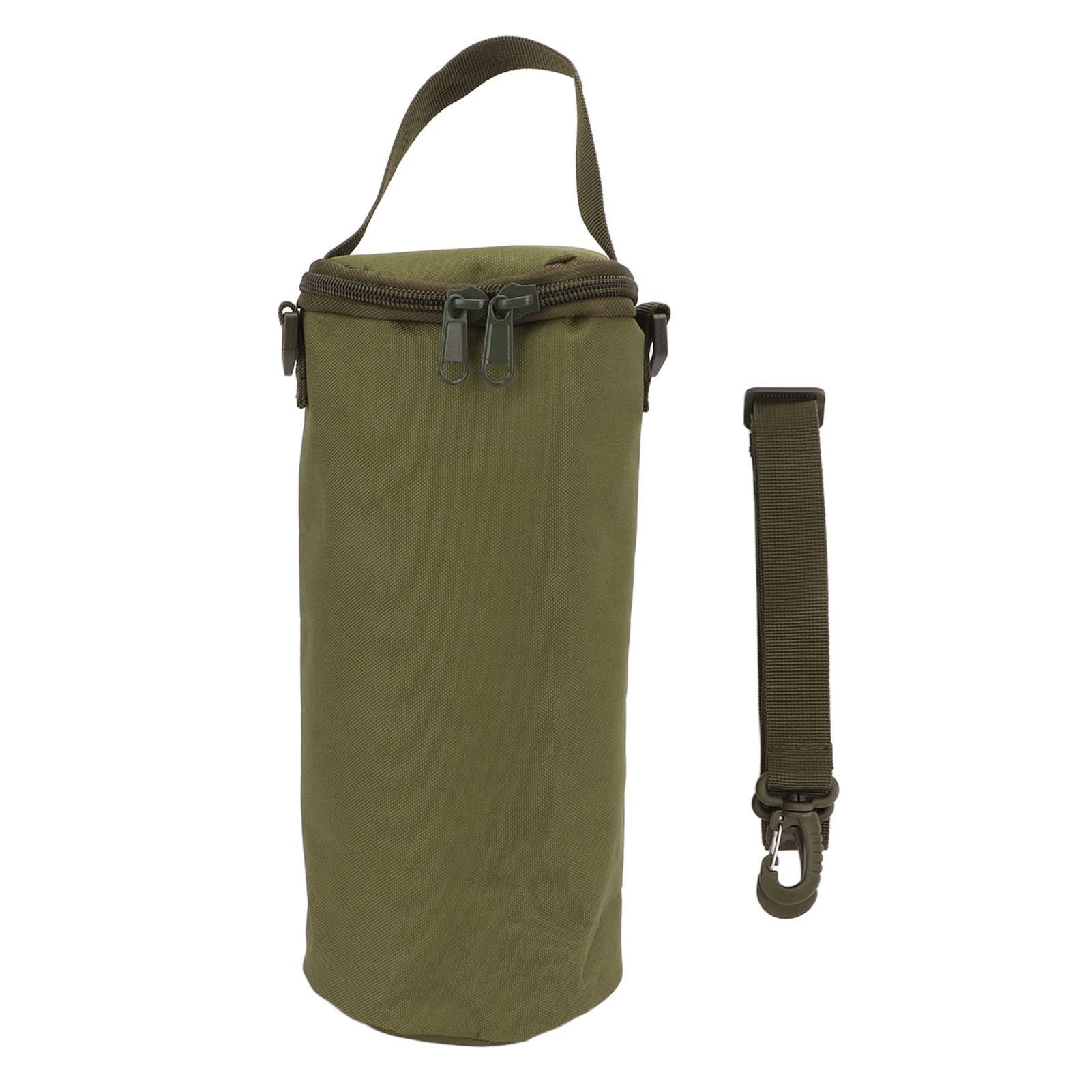 **Durable Camping Storage Bag with Double Zipper & Shoulder Strap - Portable Organizer for Gas Camping Lights, Hiking Gear & Outdoor Essentials (Green) - Perfect for Camping Trips, Backpacking & Travel Accessories**