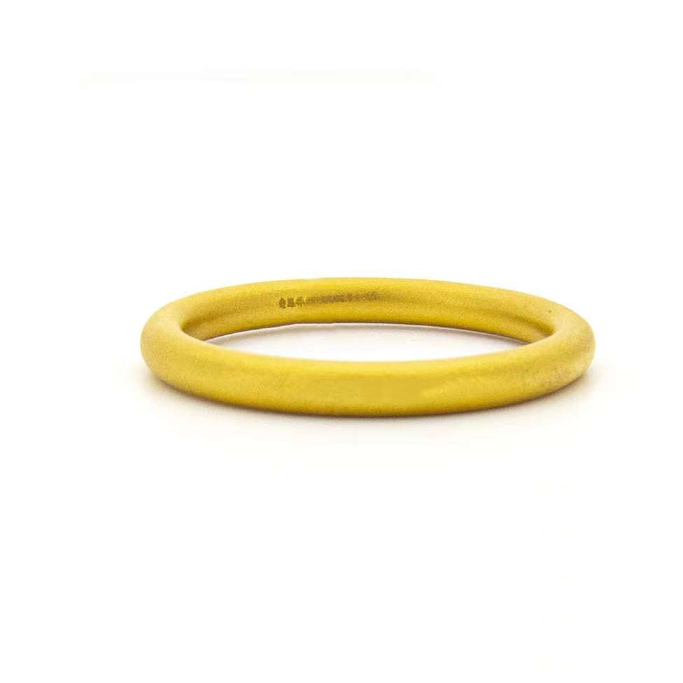 24K Solid Gold Ring for Women - Elegant & Durable 18K Gold Plated Jewelry - Perfect for Weddings, Anniversaries & Special Occasions