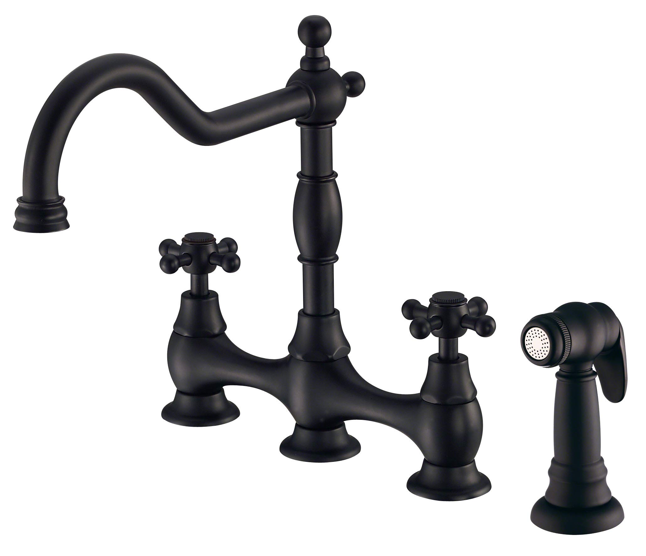Gerber D404457BS Satin Black Kitchen Faucet - Modern Pull-Down Sprayer for Sink, Perfect for Home & Restaurant Use