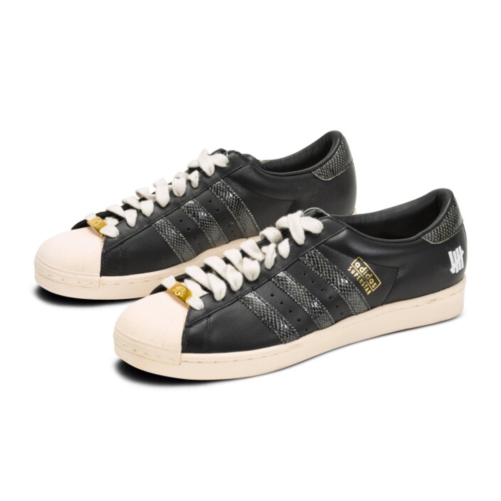 Adidas Original 35th Anniversary Consortium Superstar X Undefeated Sneakers - Black & White Retro Basketball Shoes for Men & Women | Perfect for Streetwear, Casual Outfits & Sneaker Collectors