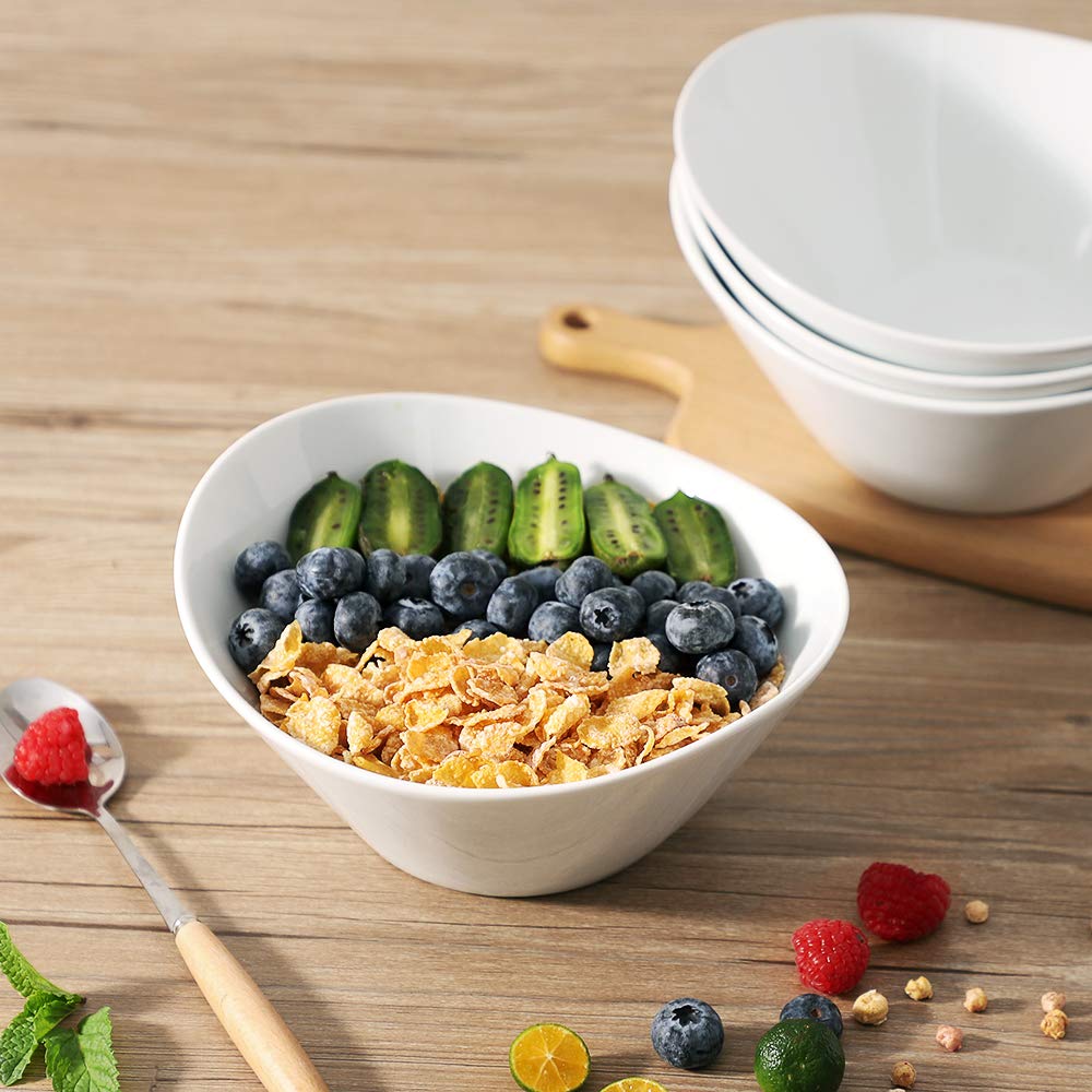 Porcelain Pasta Bowls Set of 4 - 8