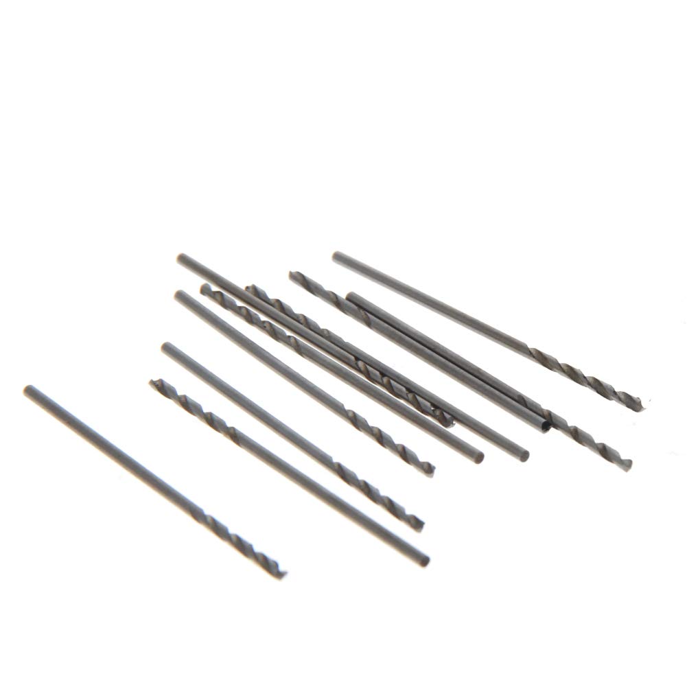 **Auniwaig 1.2mm HSS Twist Drill Bit Set - 10pcs High Speed Steel Jobber Drill Bits for Steel & Aluminum Alloy - Perfect for Metalworking, DIY Projects & Home Repairs**