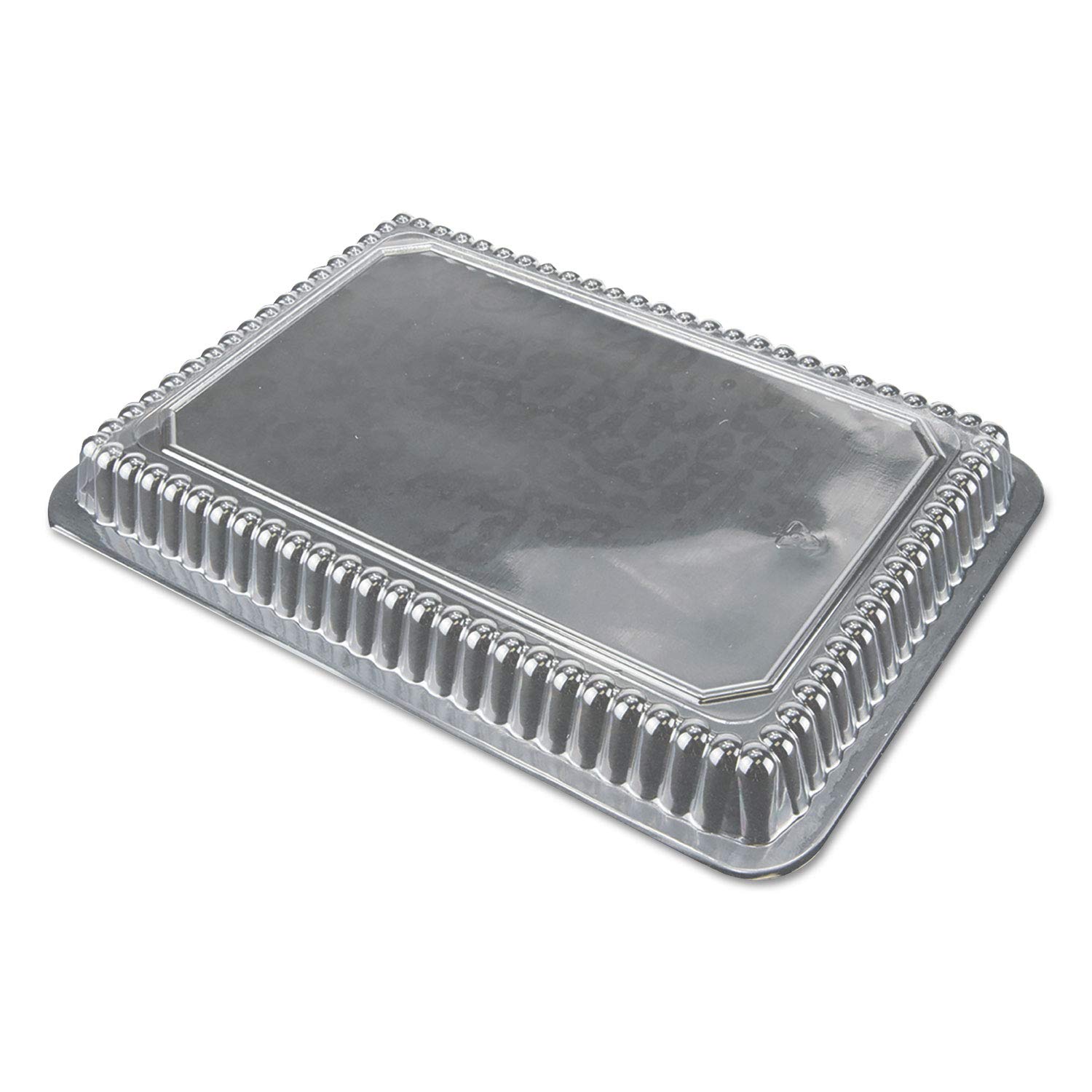 Premium Clear Plastic Dome Lids for 1.5 lb, 2 lb & 2.25 lb Oblong Containers - 7.94