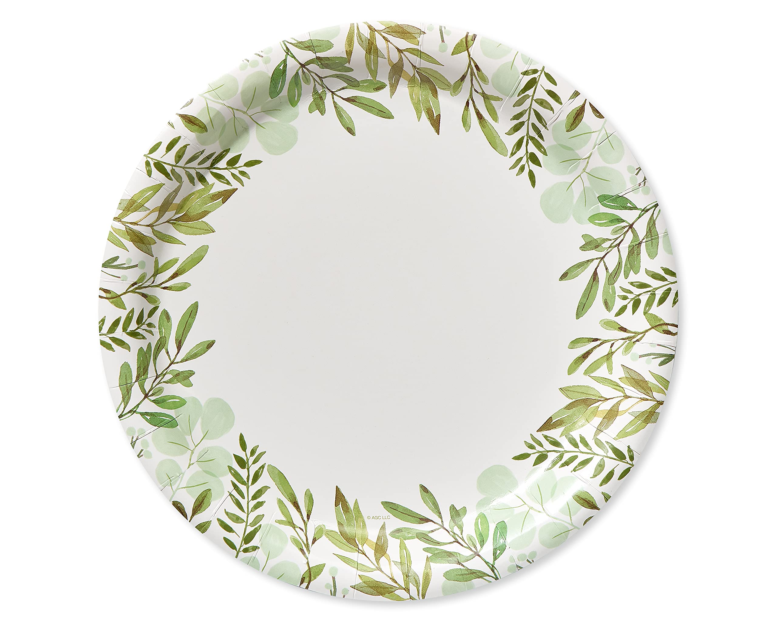 American Greetings Wedding or Bridal Shower Party Supplies, 36-Count Elegant Dinner Plates for Wedding Reception, Bridal Shower, Anniversary & Special Events