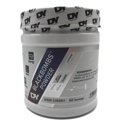 Dorian Yates Black Bombs Pre-Workout Powder - Sour Cherry Flavor 300g | Boost Energy & Focus for Intense Gym Training & Bodybuilding