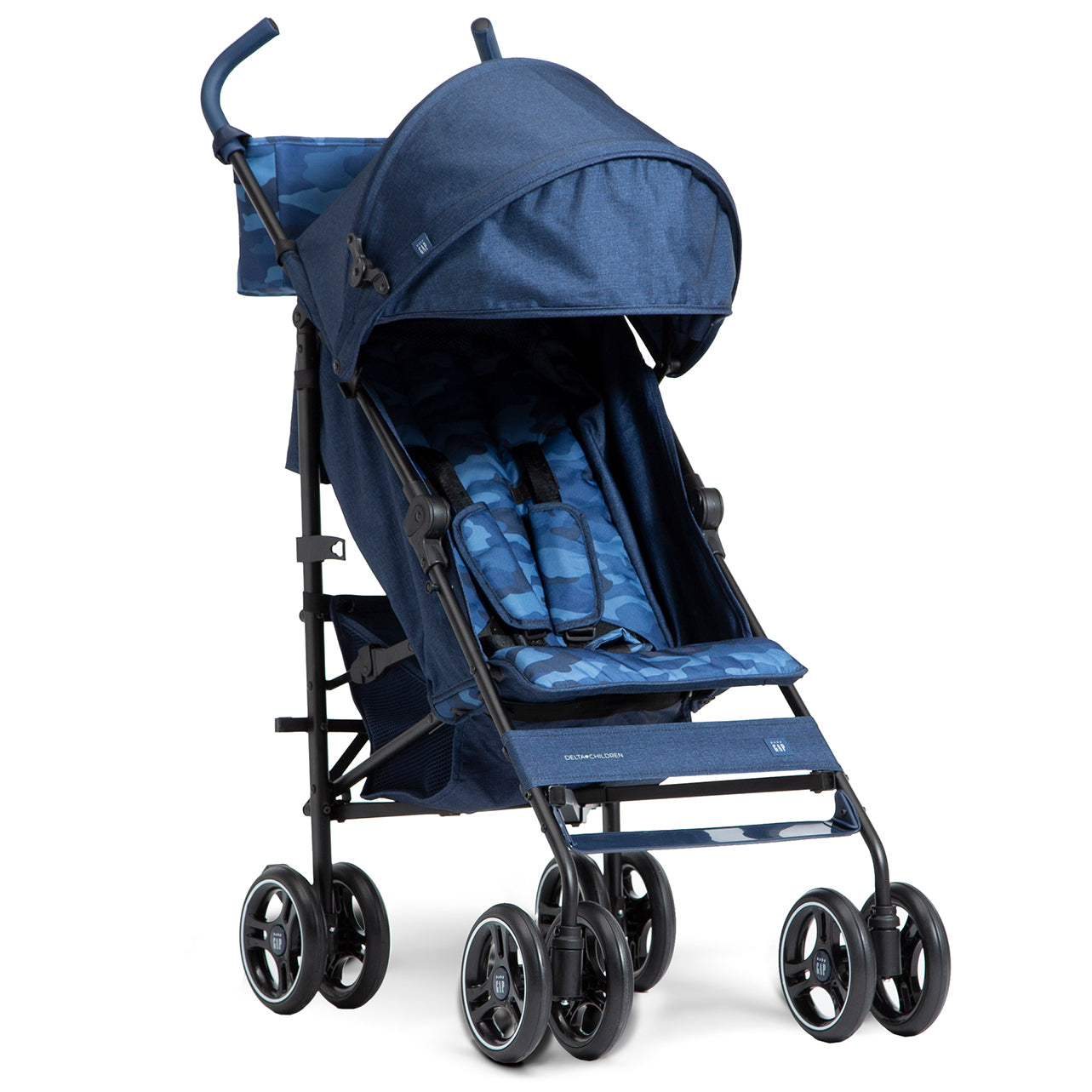 BabyGap Classic Stroller - Lightweight Compact Baby Stroller with Adjustable Canopy | Perfect for Travel, Shopping & Everyday Use