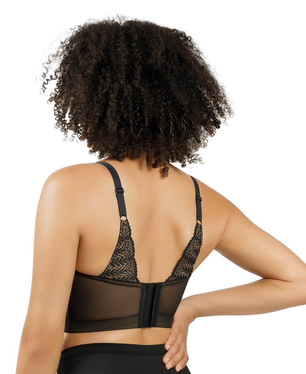 Parfait Mia Lace Wireless Padded Bralette - Comfortable Black Lingerie for Everyday Wear & Special Occasions