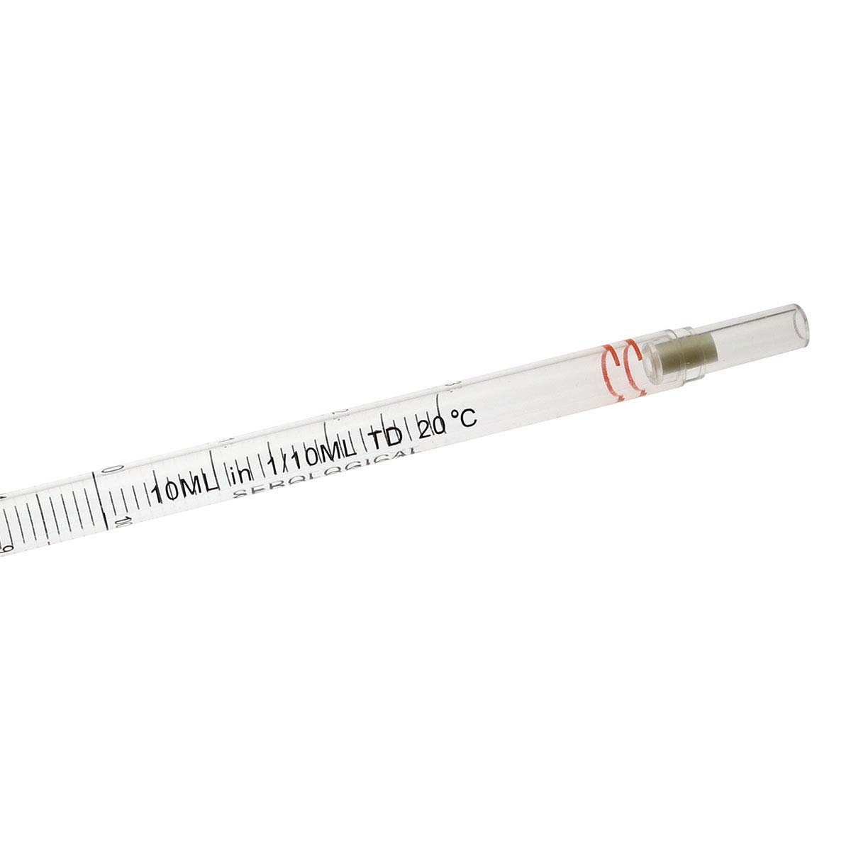 MEETOOT 10pcs 10ml Disposable Sterile Plastic Graduated Pasteur Pipettes with Scale - Ideal for Lab Experiments, Medical Use, and Science Education