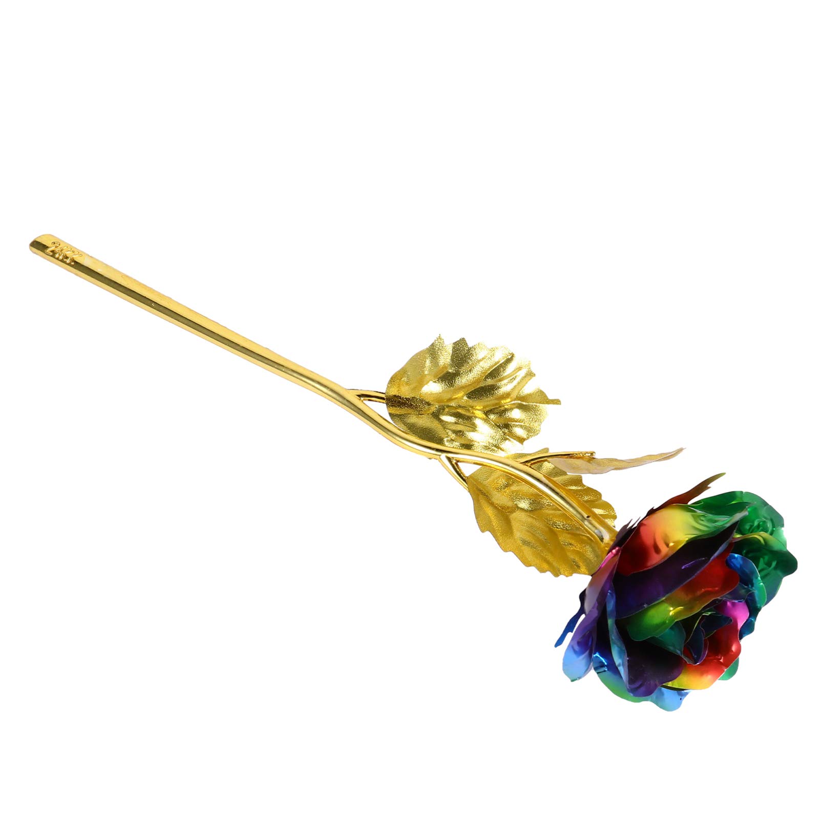 PRETYZOOM 24K Gold Foil Artificial Roses - Eternal Preserved Flowers for Wedding Decor, Valentine's Day, Anniversary Gifts & Romantic Home Decoration | Perfect for Centerpieces, Bouquets, and Special Occasions