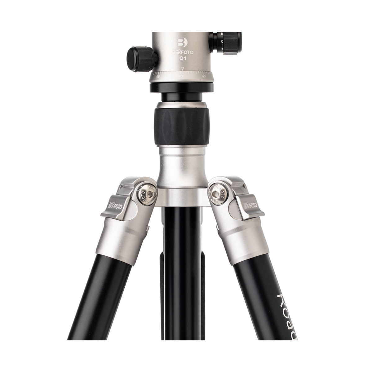 Benro MeFOTO RoadTrip Aluminum Tripod Kit (Titanium) - Lightweight Travel Tripod for DSLR Cameras - Perfect for Photography, Vlogging & Outdoor Adventures