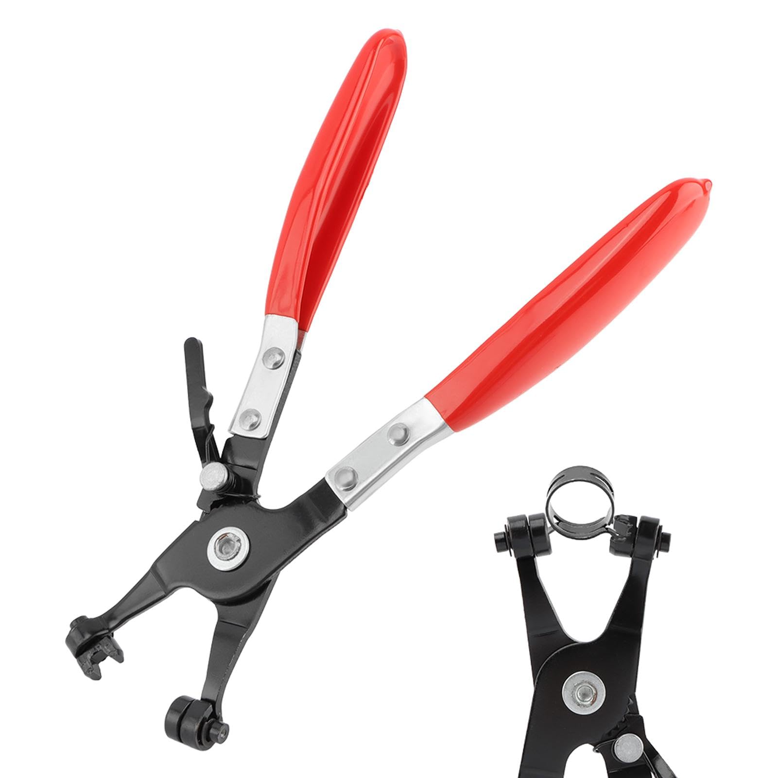 Heavy Duty Hose Clamp Pliers - Automotive Repair Tool for Flat/Ring Clamps - Engine & AC Maintenance
