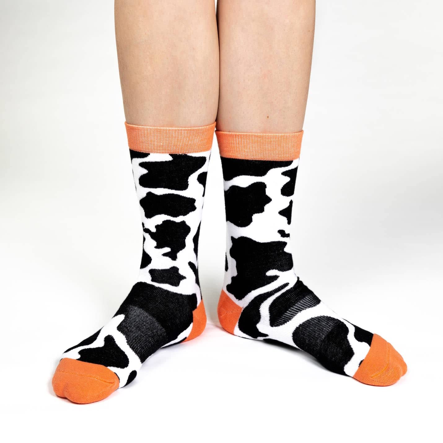 Good Luck Sock Women's Animal Print Crew Socks - Fun Novelty Dress Socks for Women - Perfect for Gifts, Office Wear & Casual Outfits