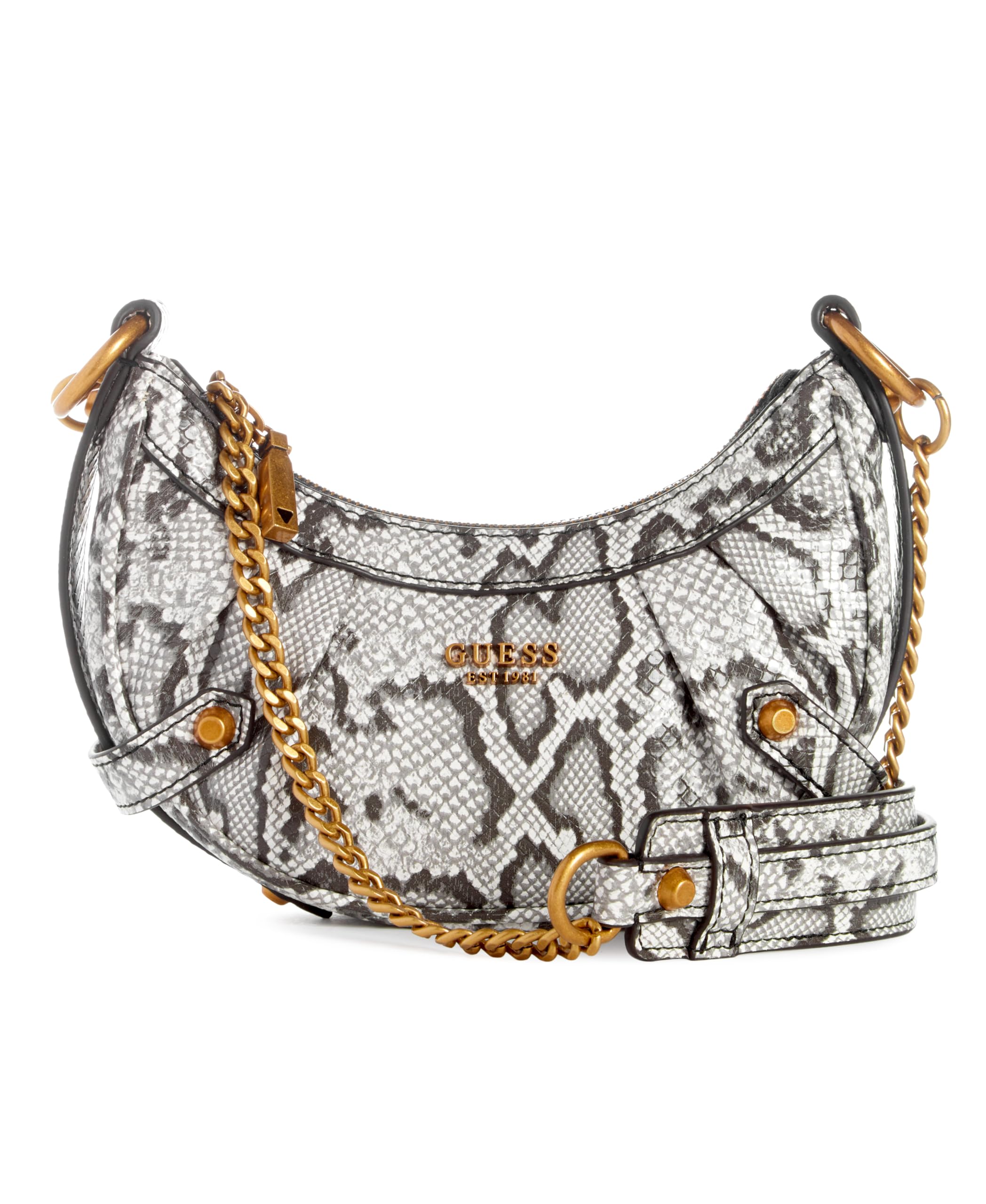 GUESS Clelia Mini Crossbody Bag with Top Zip - Stylish & Compact Purse for Women, Perfect for Everyday Use, Travel & Night Out