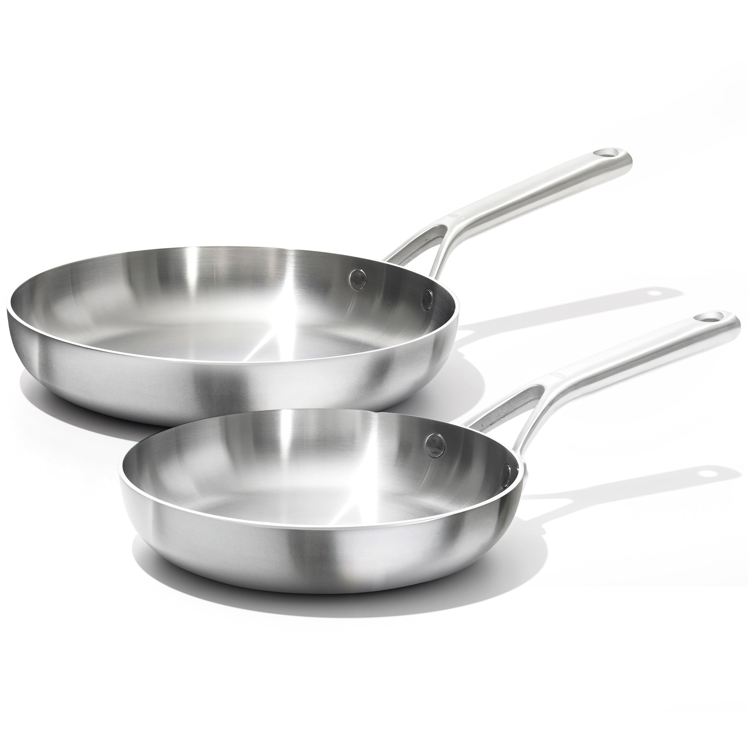 OXO Mira Tri-Ply Stainless Steel Frying Pan Set - 8