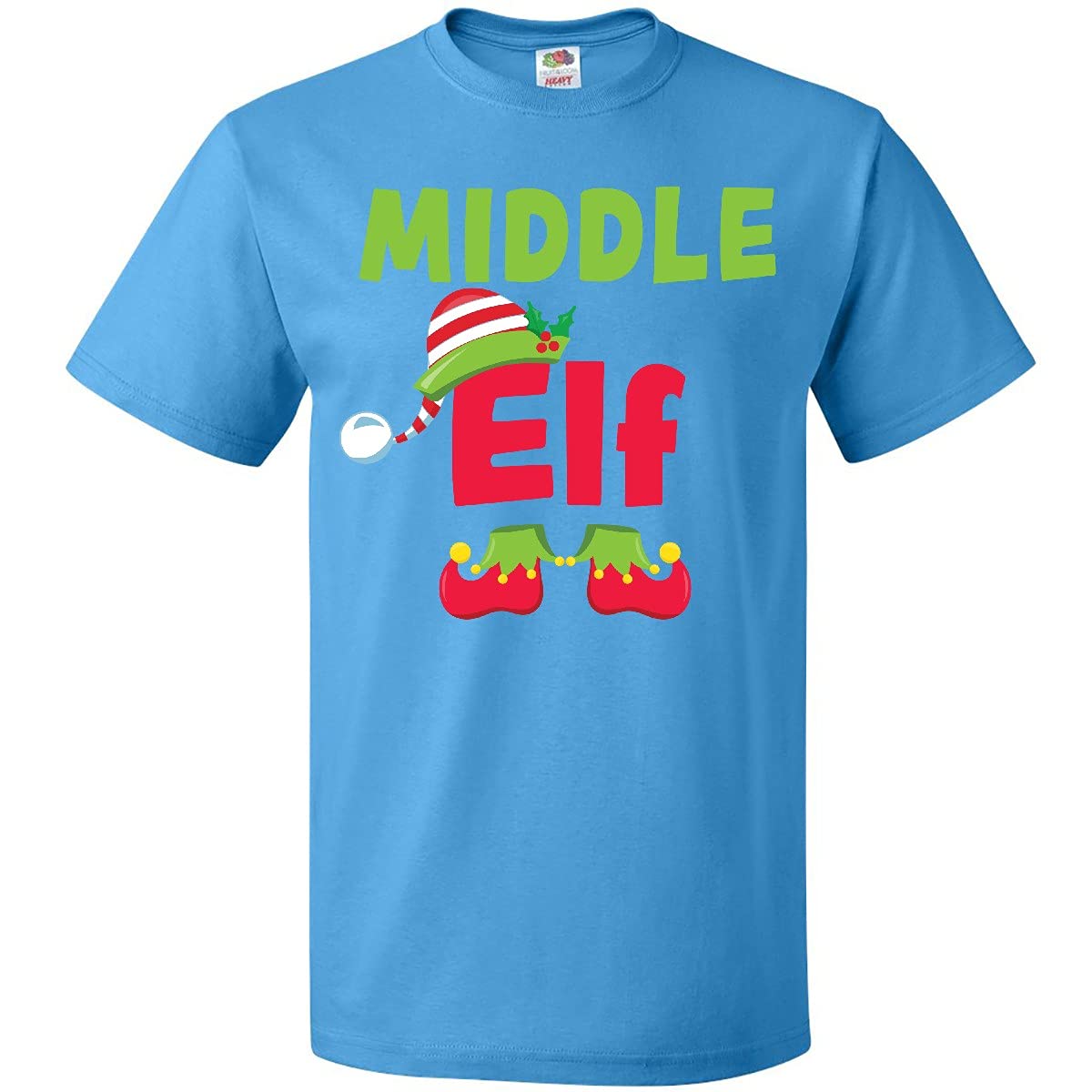 Inktastic Christmas Middle Elf T-Shirt - Funny Holiday Graphic Tee for Men & Women - Perfect for Xmas Parties, Family Gatherings & Festive Outfits