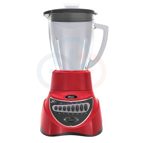Oster® 12-Speed Glass Jar Blender BLSTEG7805R 220V - Perfect for Smoothies, Shakes & Food Prep in Commercial Kitchens & Homes