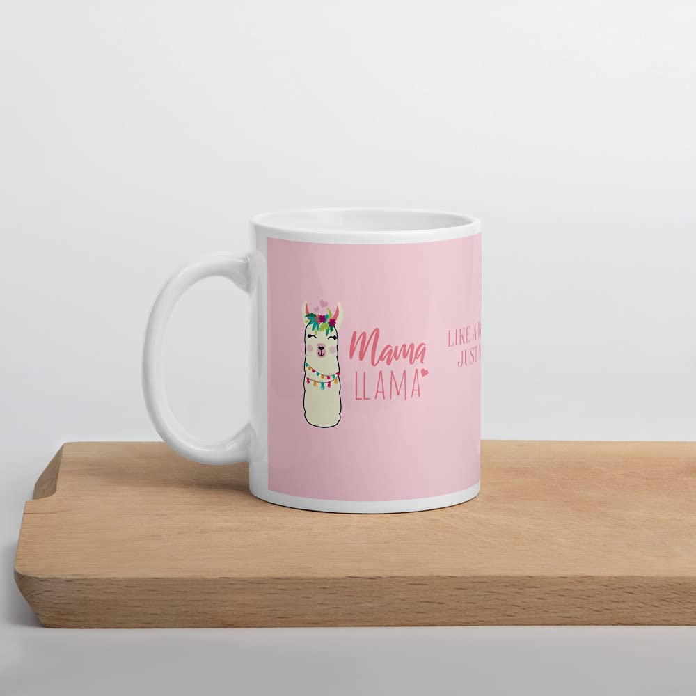 Mother's Day Gift Mug - Pink Llama Design Ceramic Coffee Cup for Mom, 11oz, Perfect for Tea, Coffee & Hot Chocolate - Ideal for Mother's Birthday, Christmas & Special Occasions