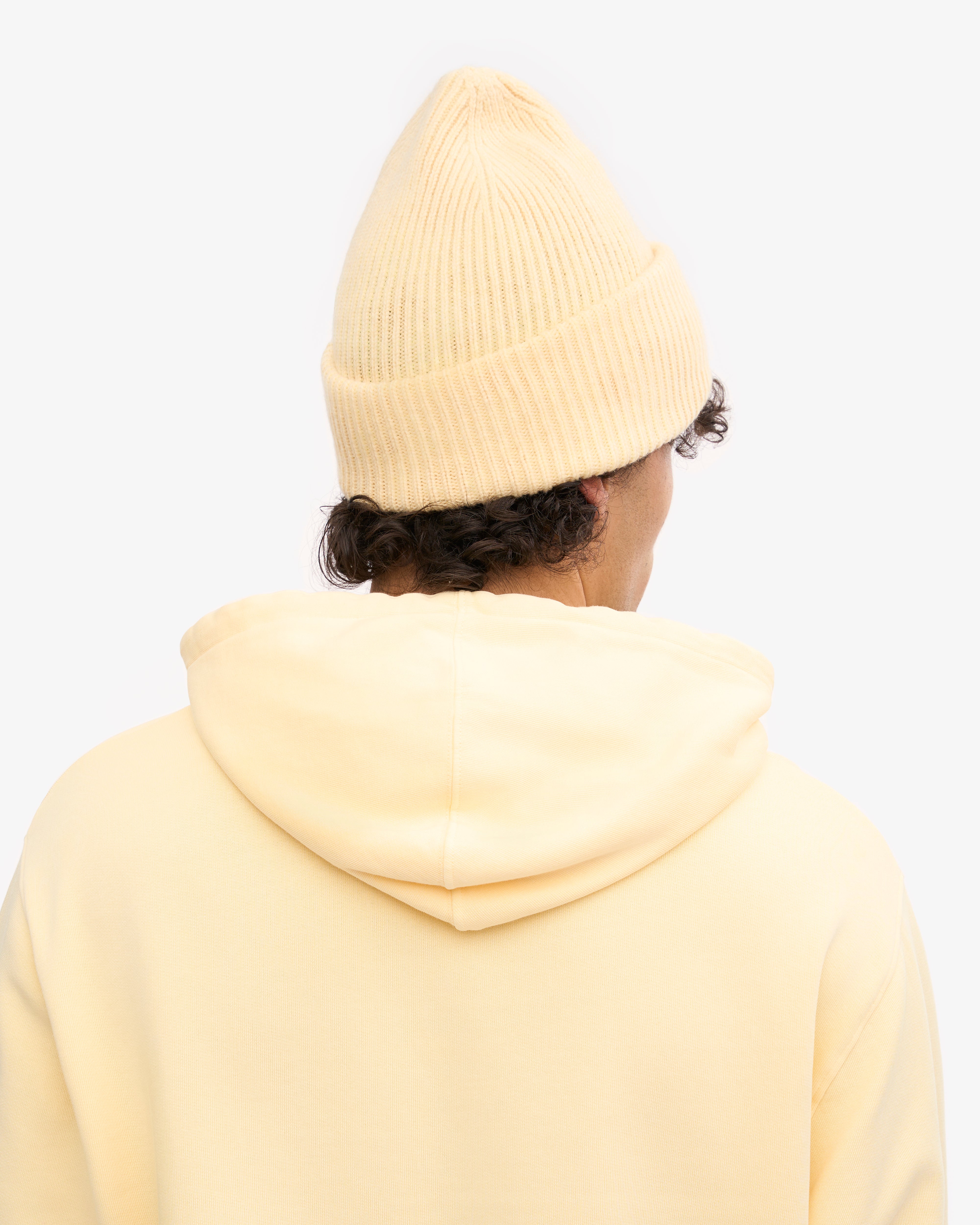 Premium Merino Wool Beanie - Soft Yellow Winter Hat for Men & Women - Warm & Cozy for Outdoor Activities, Skiing, Hiking & Cold Weather