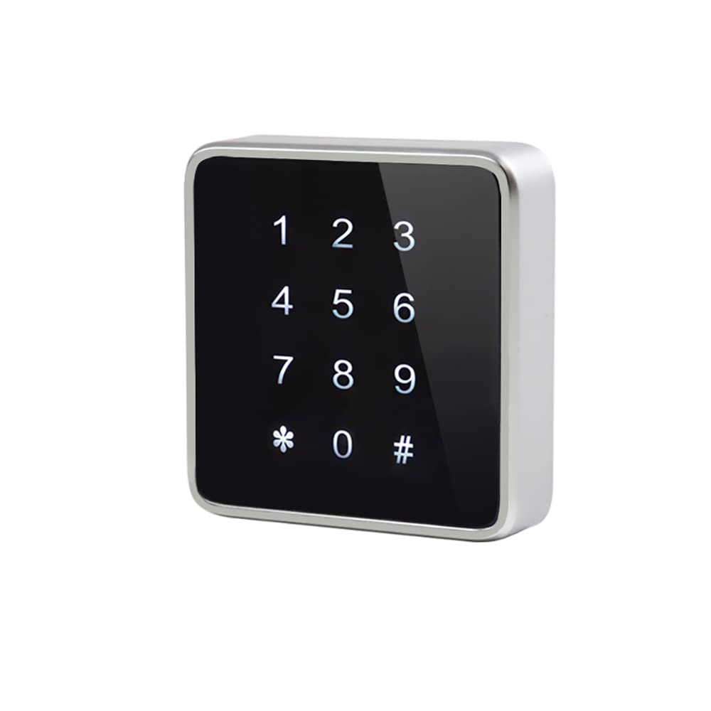 KENRONE Smart Cabinet Lock - Wireless Digital Keypad Combination Lock with Password Security for Baby Cabinets, Parcel Lockers & Storage (S123, Silver) | Ideal for Home, Office & School Security