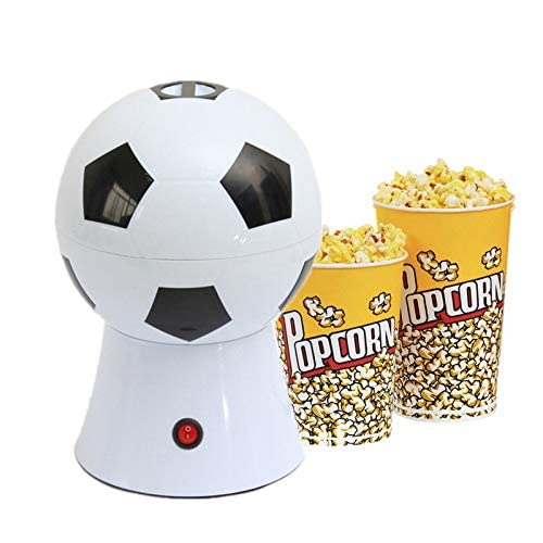 Electric Popcorn Maker Machine for Home & Kids - Compact, Easy-to-Use Popcorn Popper with Basketball & Volleyball Design - Perfect for Movie Nights, Parties, and Family Snack Time