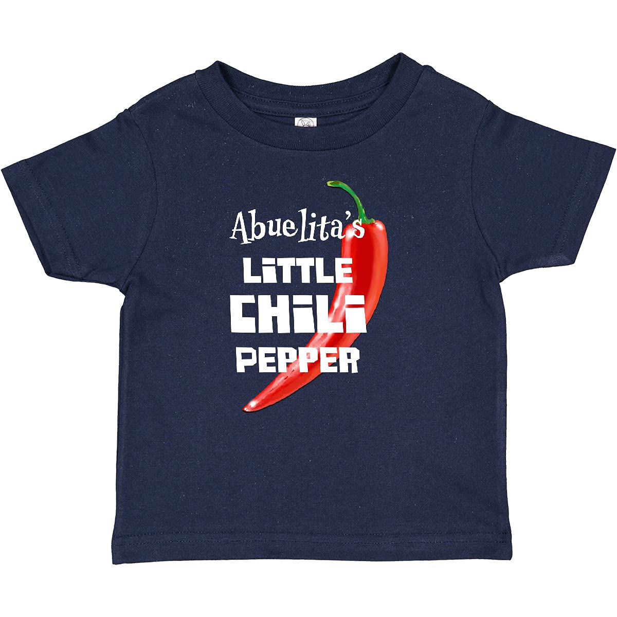 Inktastic Abuelita's Little Chili Pepper Baby T-Shirt - Cute Hispanic-Themed Infant Outfit for Family Gatherings & Cultural Celebrations