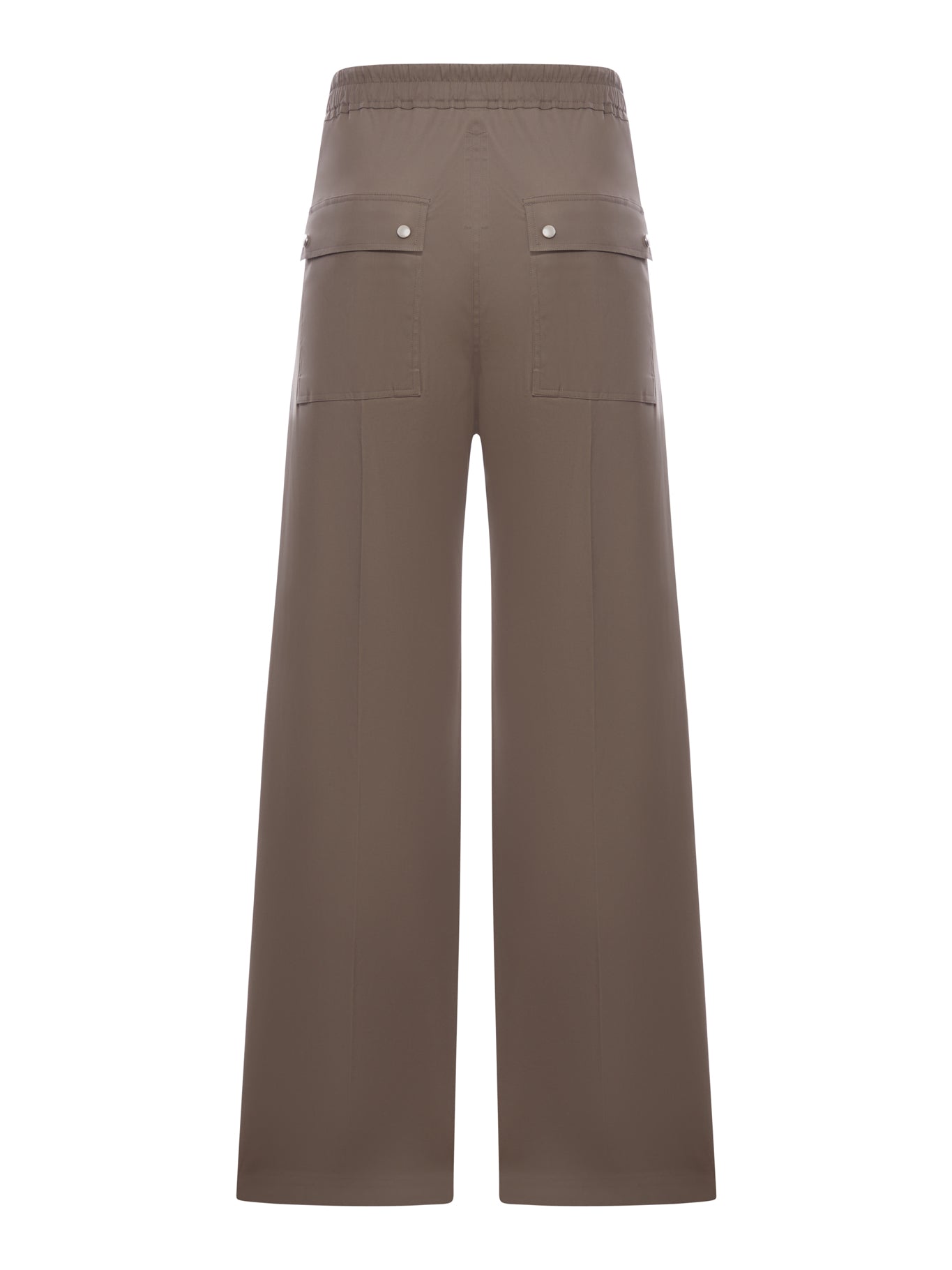 Rick Owens Cotton Pants for Men - Brown High-Waisted Slim Fit Trousers | Casual Streetwear Fashion | Perfect for Urban Outfits, Night Out & Office Wear