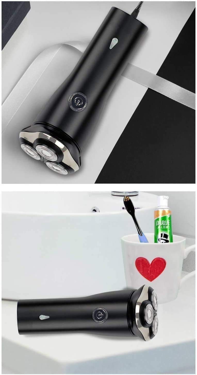 Best Electric Razor for Men - Rotary Shaver with Pop-Up Beard Trimmer, Rechargeable Cordless Wet/Dry Shaver - Perfect for Travel, Home & Gym Use