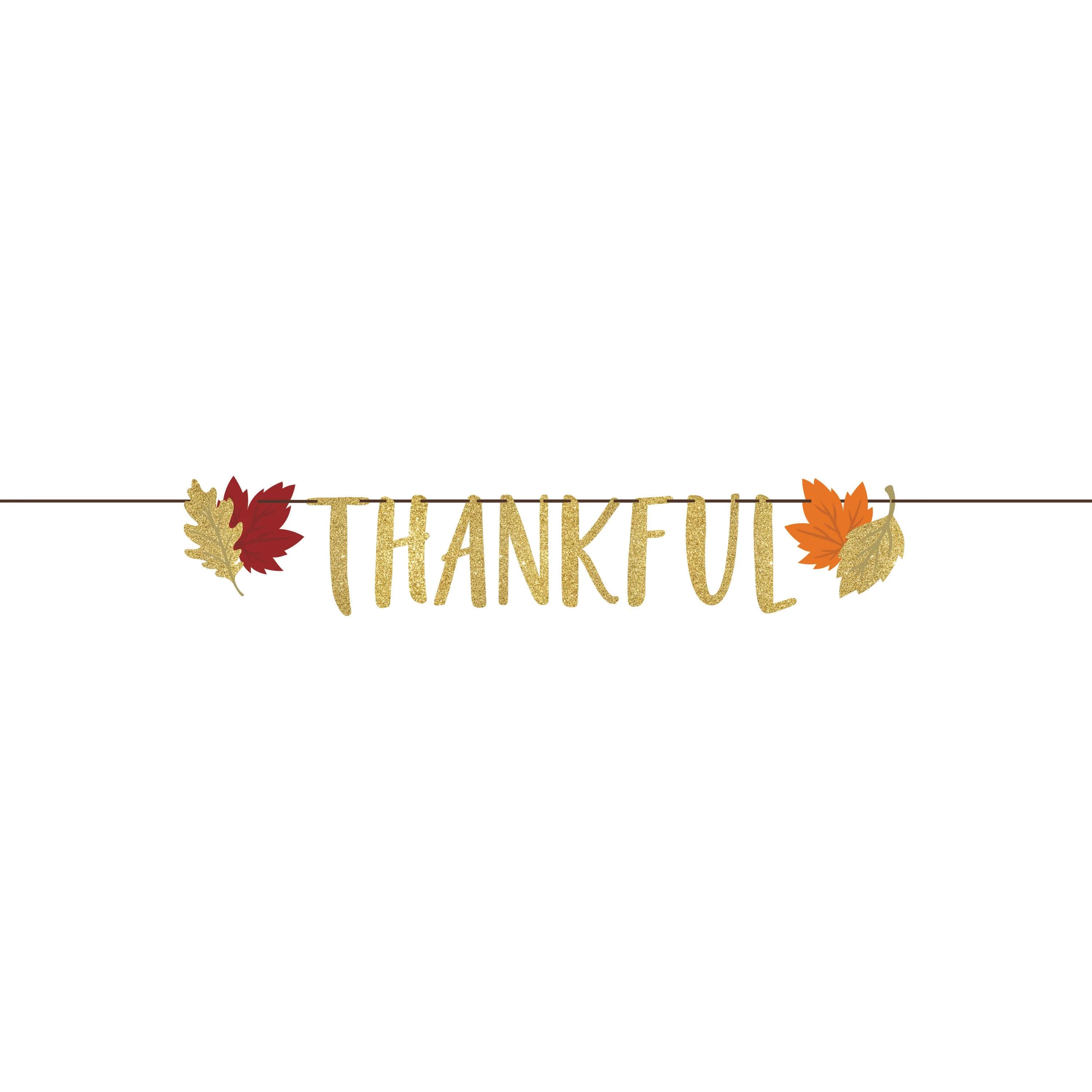 12-Piece Bulk Thankful Fall Ribbon Banner Set - Autumn Harvest Decor for Thanksgiving, Home, Party & Seasonal Decorations - Perfect for DIY Crafts, Gift Wrapping & Table Centerpieces