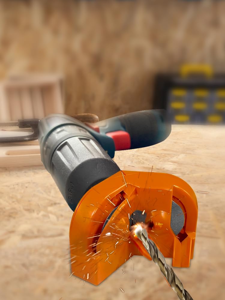 Electric Drill Bit Sharpener - Multipurpose High Hardness Twist Drill Grinding Tool for Cobalt & High Speed Steel Carbide Bits | Perfect for DIY, Woodworking, Metalworking & Professional Use