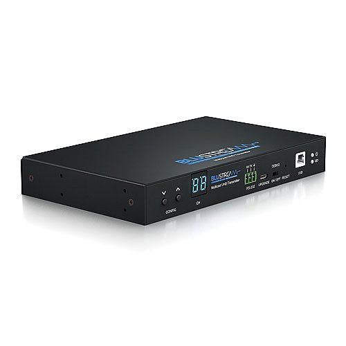 Blustream IP200UHD TX IP Multicast HDMI UHD Video KVM over 1GB Network Receiver with Bi-Directional IR, RS-232 & USB - Perfect for Professional AV Installations, Digital Signage and Remote Desktop Control