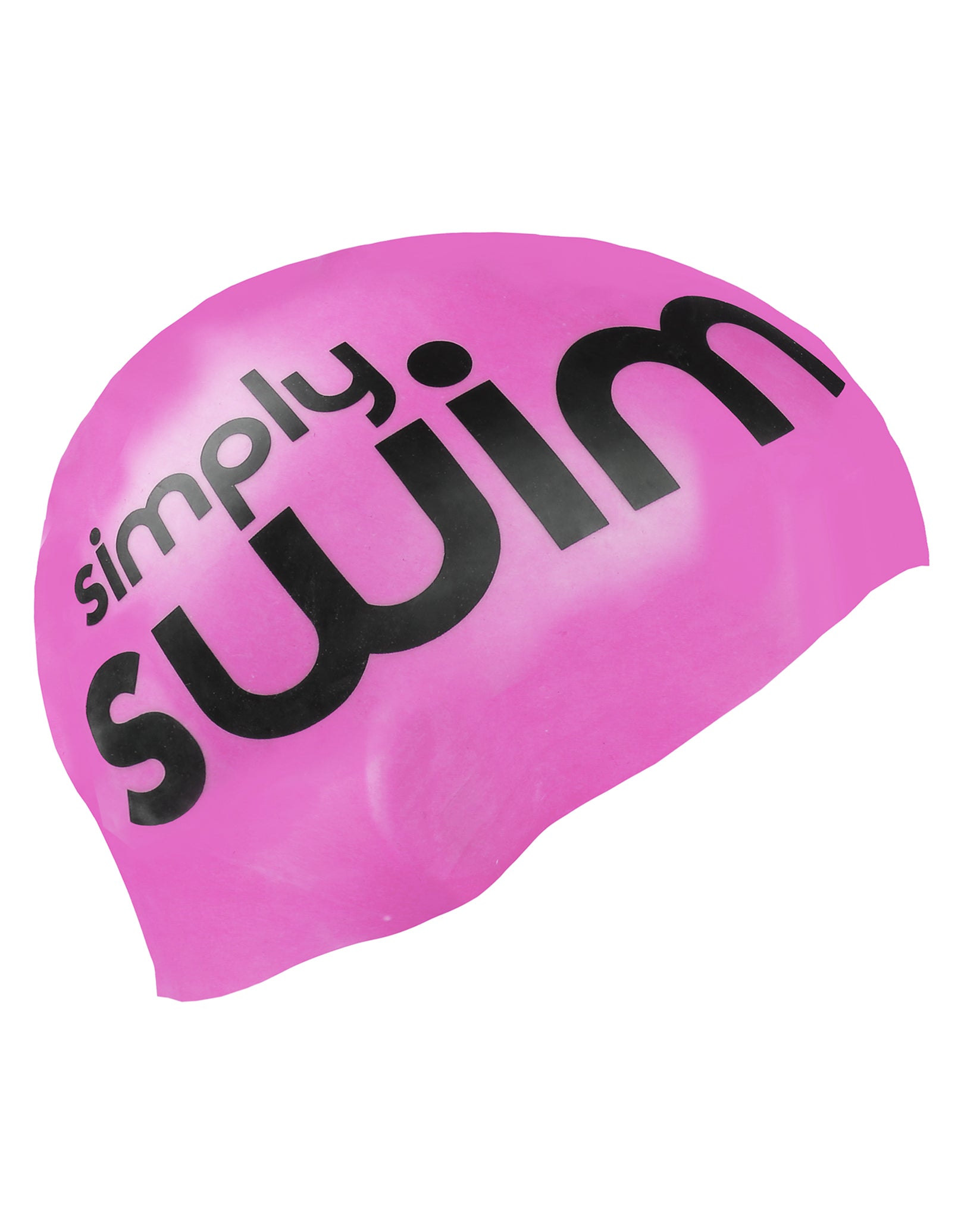 High Visibility Pink Silicone Swim Cap for Women & Men - Comfortable, Durable Swimming Cap for Pool, Triathlon & Water Aerobics