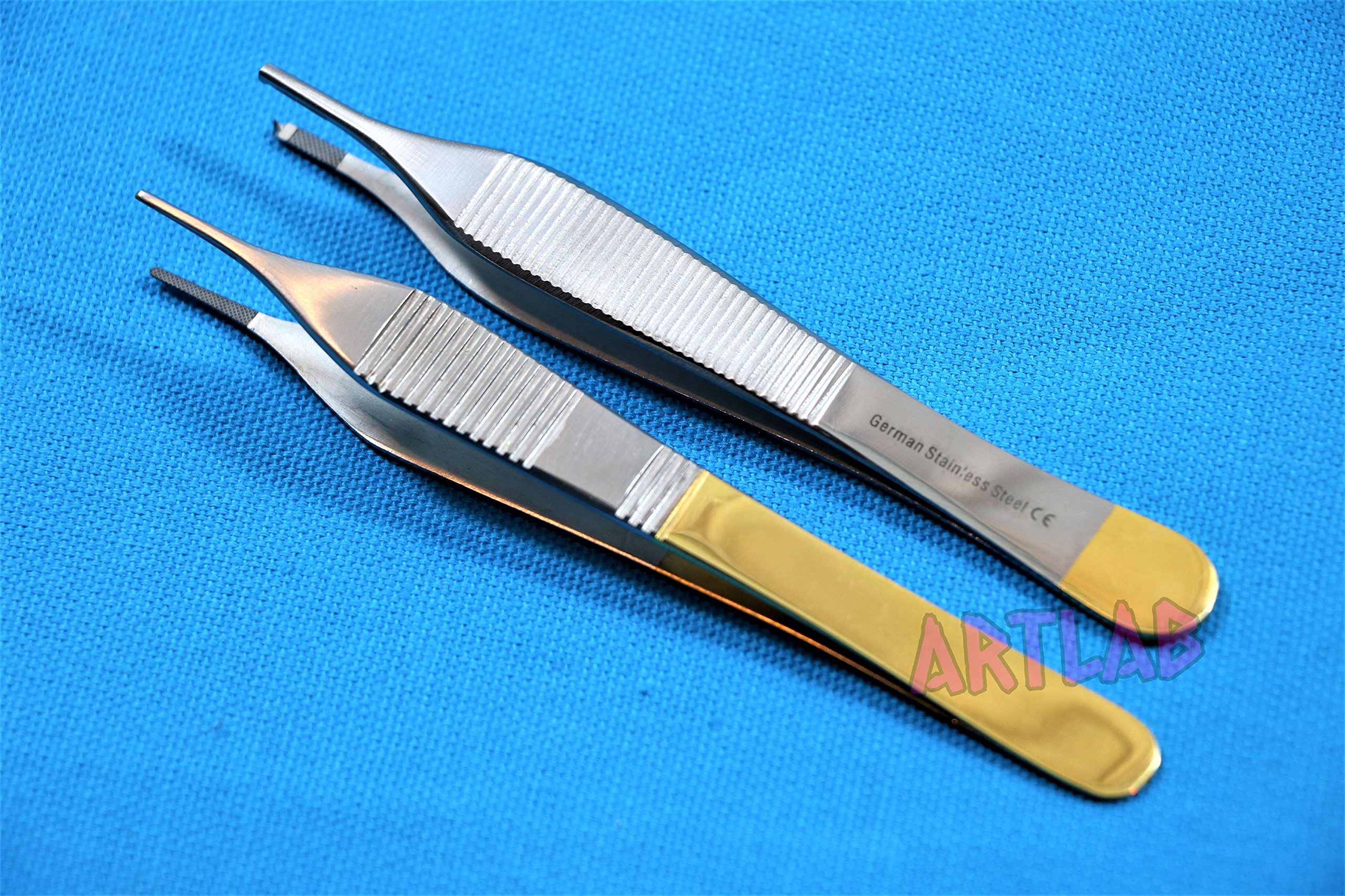 German ADSON KOCHER Forceps 1X2 Teeth 4.75