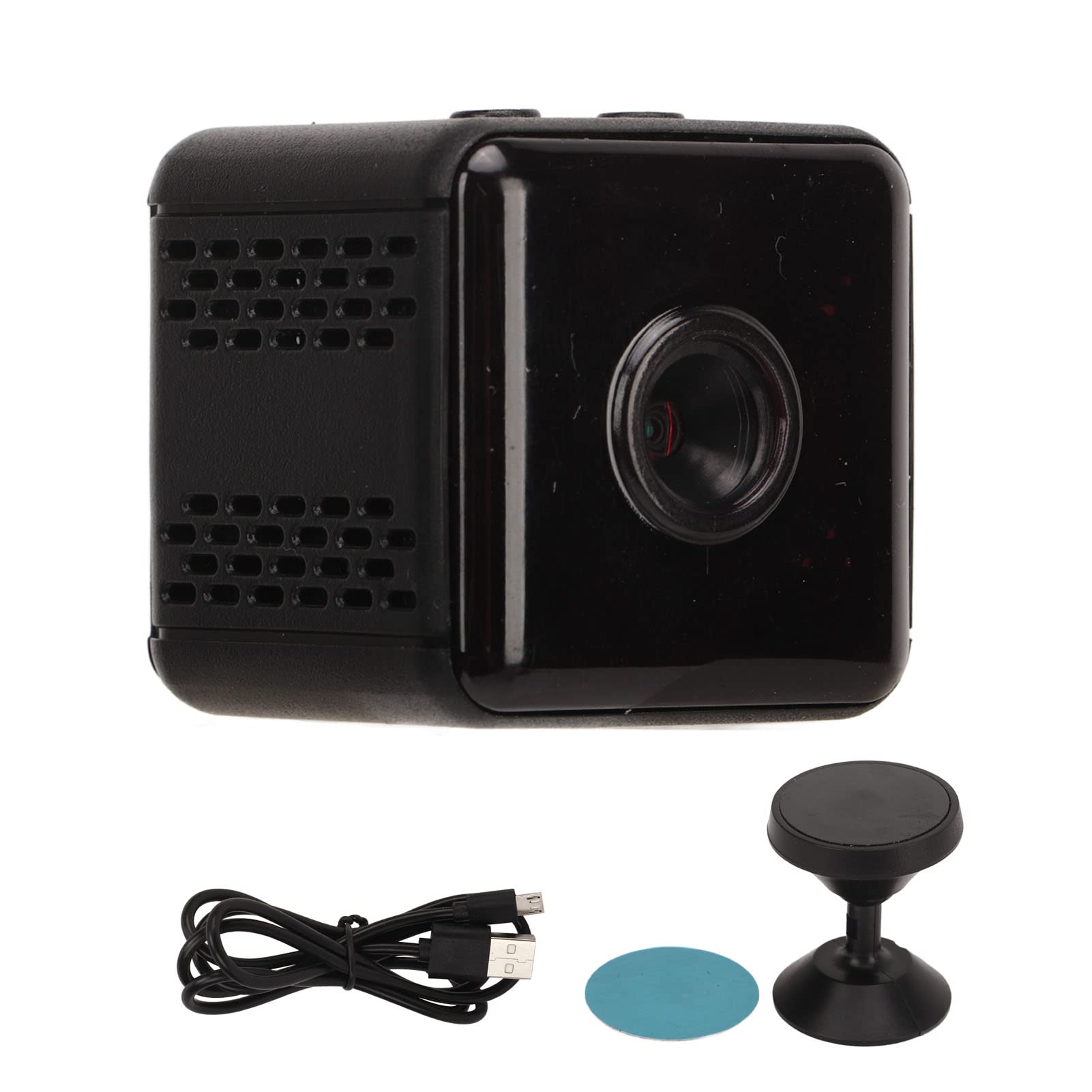 Mini Wireless Security Camera 1080p HD with Night Vision & Motion Detection - Indoor/Outdoor WiFi Camera for Home, Office & Baby Monitoring