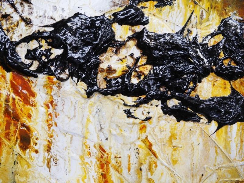 Australian Sienna Riot 160cm x 100cm Abstract Canvas Art - Modern Wall Decor for Living Room, Bedroom & Office