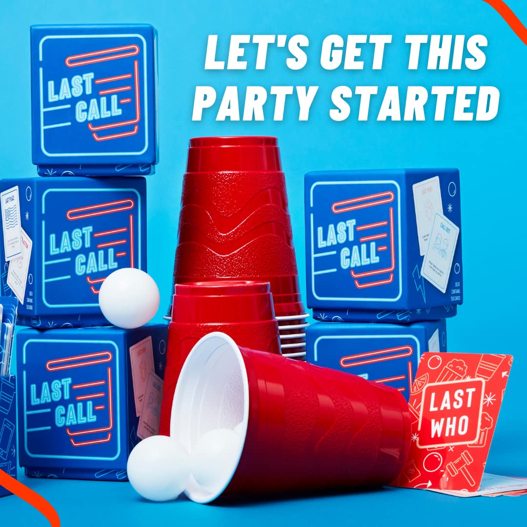 OFF TOPIC Last Call Fun Drinking Game for Adults - Hilarious Party Game Cards for Group Game Nights & Social Gatherings | Perfect for Bachelorette Parties, College Events & Bar Nights