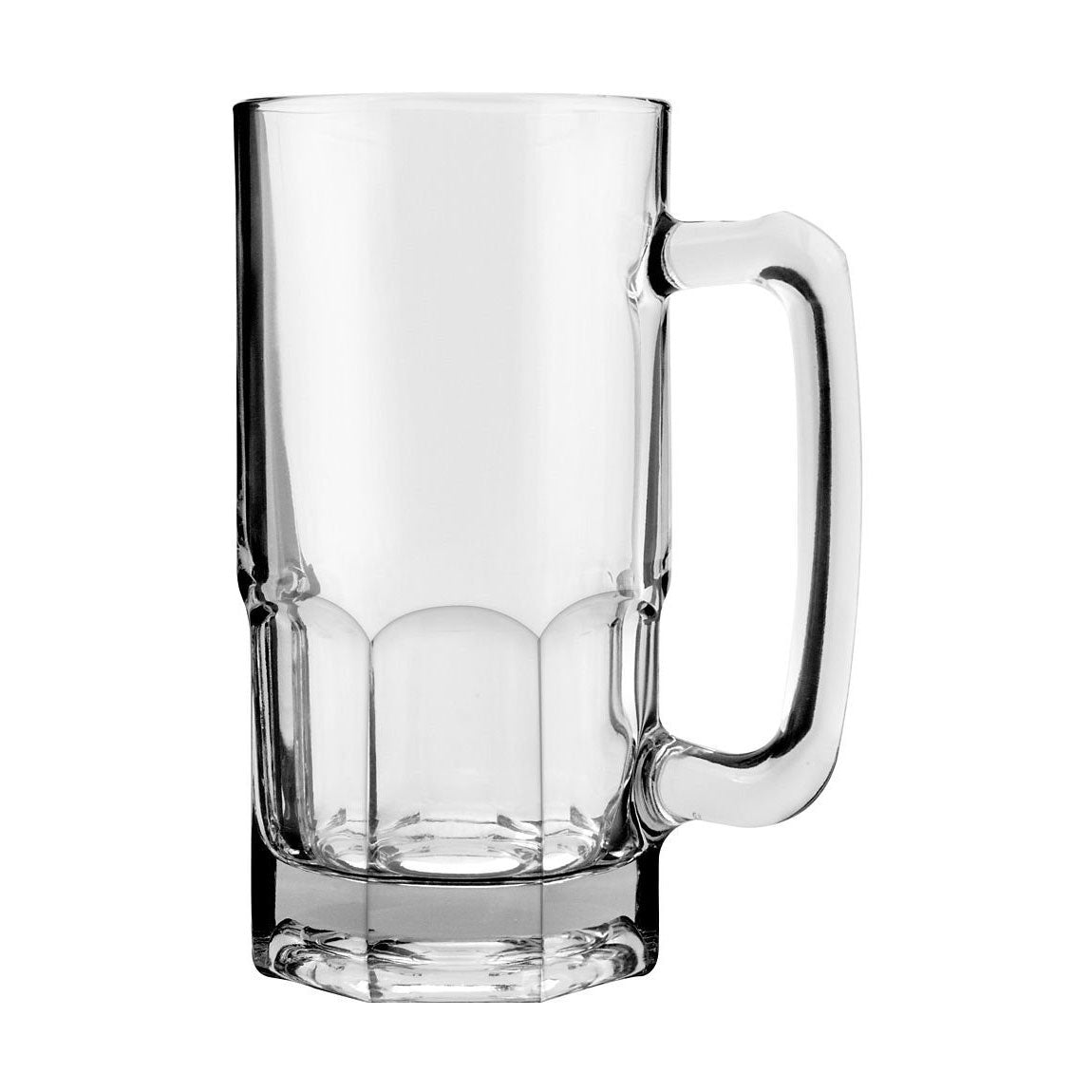 Anchor 1153U Gusto 1 Liter Beer Mug - Heavy Duty Glass Tankard for Home, Bar & Outdoor Use - Perfect for Lager, Ale, Craft Beer & Oktoberfest Celebrations