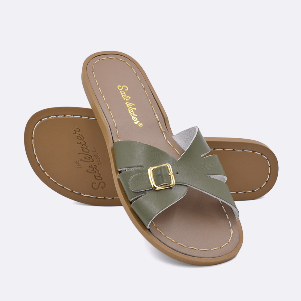 Salt Water Classic Slide Sandals - Comfortable & Stylish Beach Footwear for Women & Men - Perfect for Summer, Poolside, and Vacation Wear