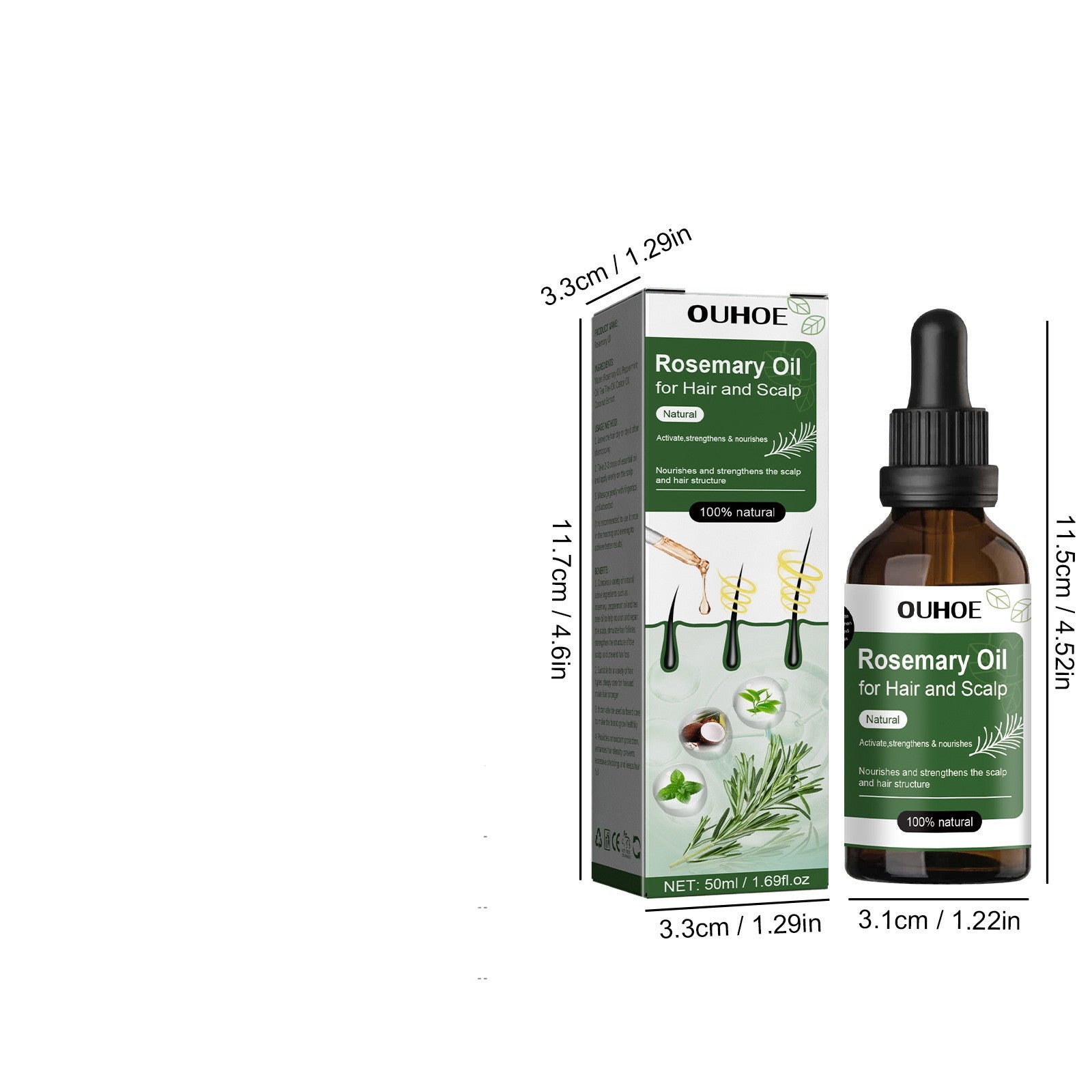 Anti-Hair Fall Nourishing Essential Oil for Hair Growth & Repair - Perfect for Daily Scalp Massage & Damaged Hair Treatment