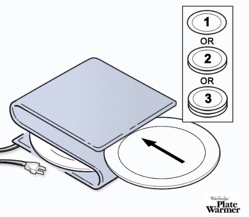 Waterbridge Electric Plate Warmer - 6 Plate Capacity - Heritage Natural Finish - Perfect for Dining, Entertaining & Buffets